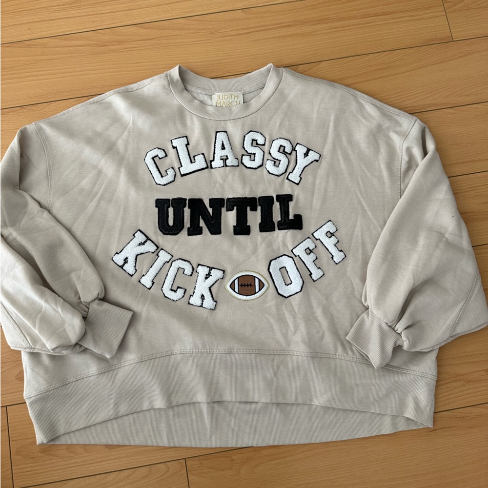 Judith March “Classy Until Kickoff” Top